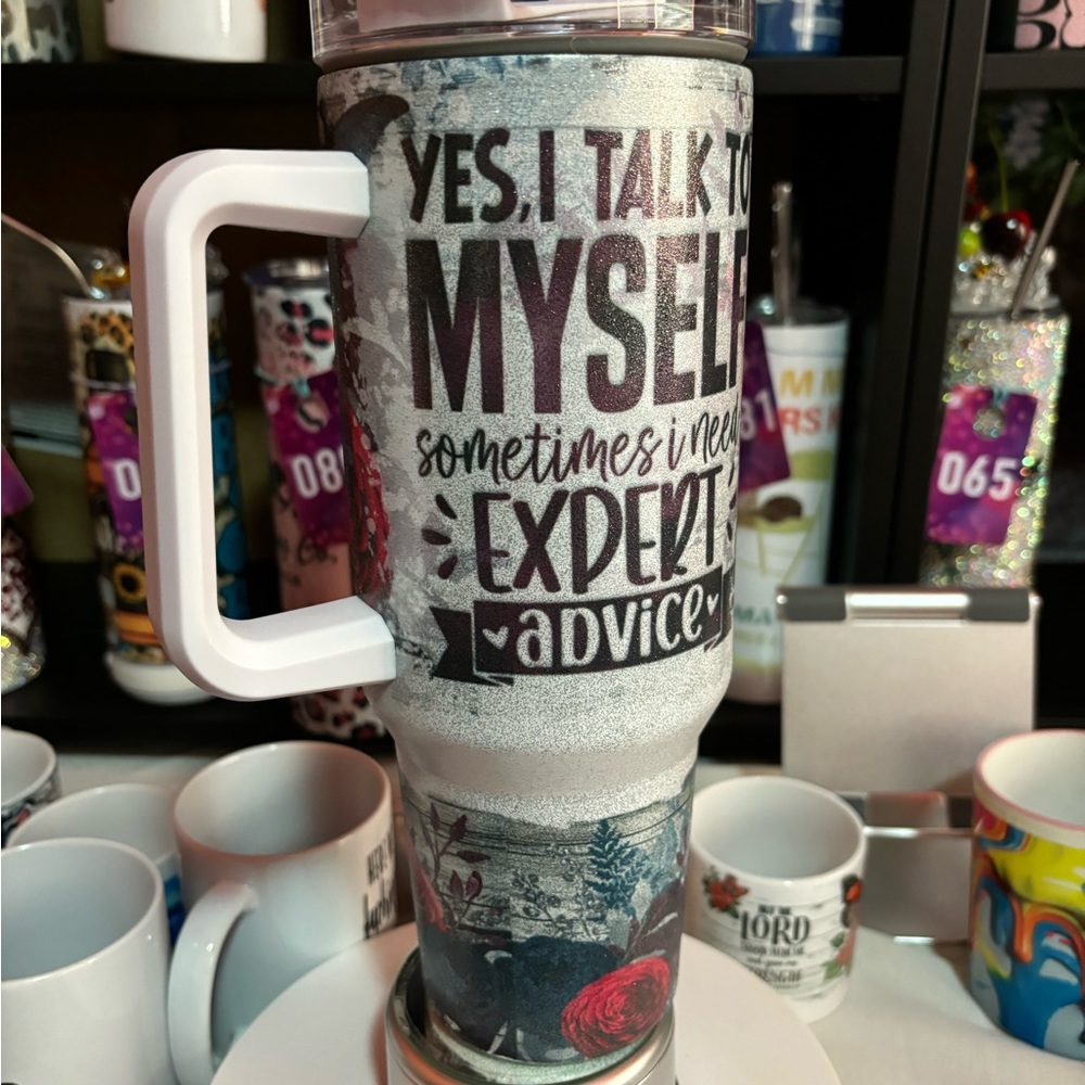 Yes I Talk to Myself Tumbler
